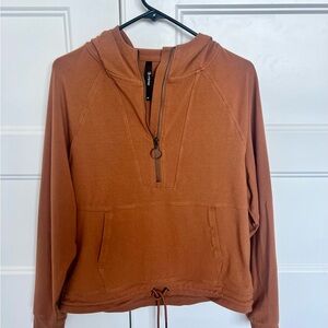 MPG Women’s Camel Half Zip-Up Jacket